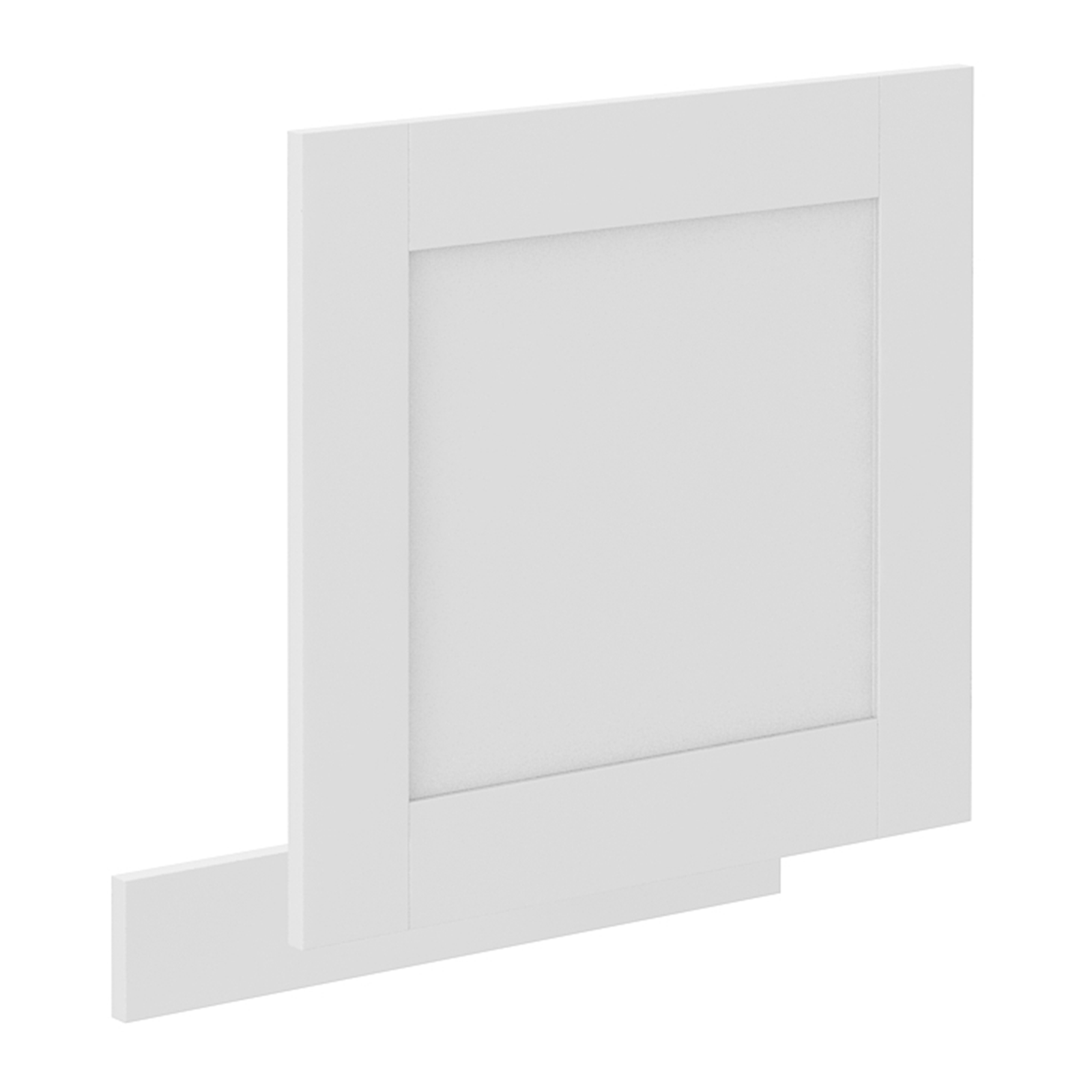 Dvierka na umývačku riadu, biela/biela, LULA ZM 570x596