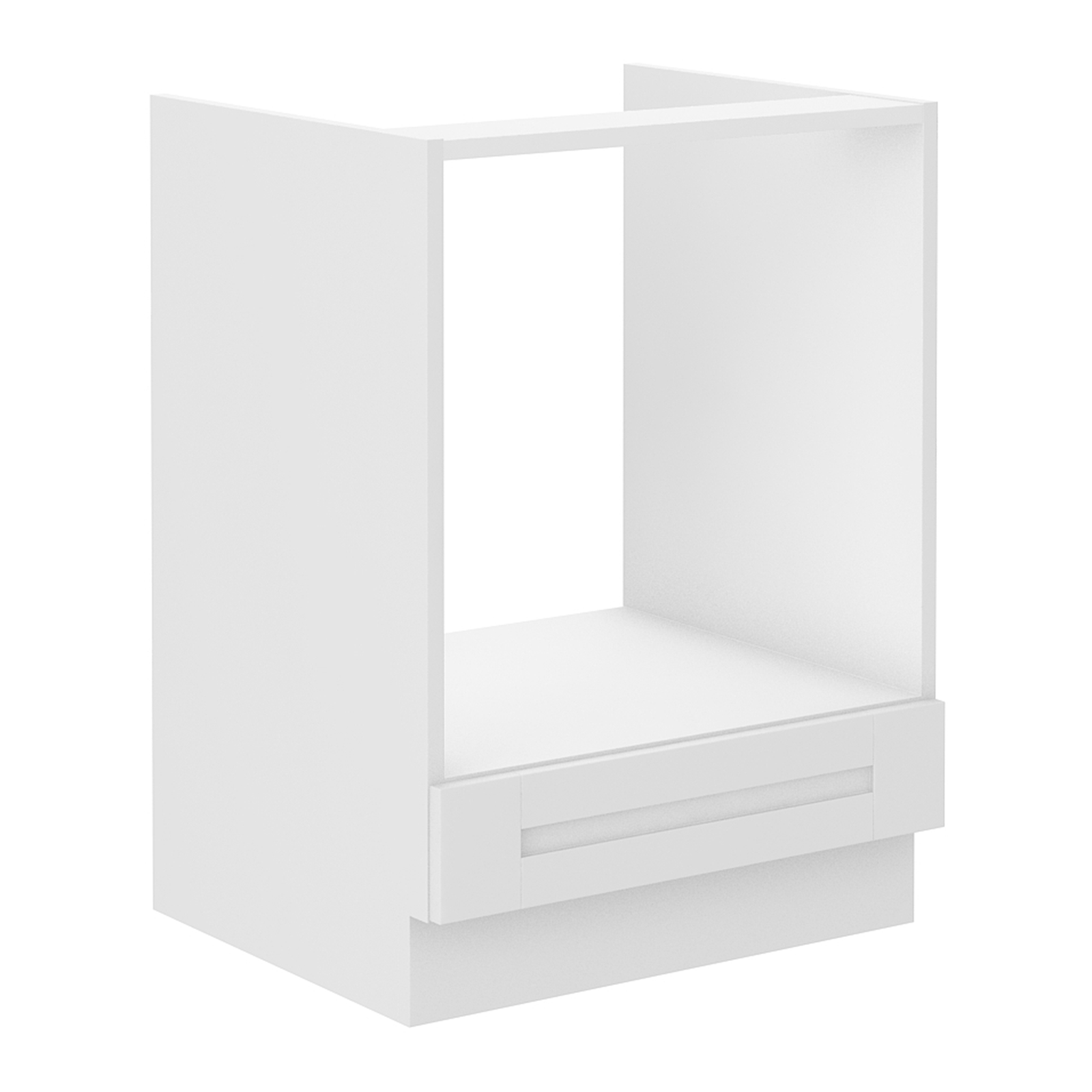 Spodná skrinka na vstavaný sporák, biela, LULA 60 D GAZ BB