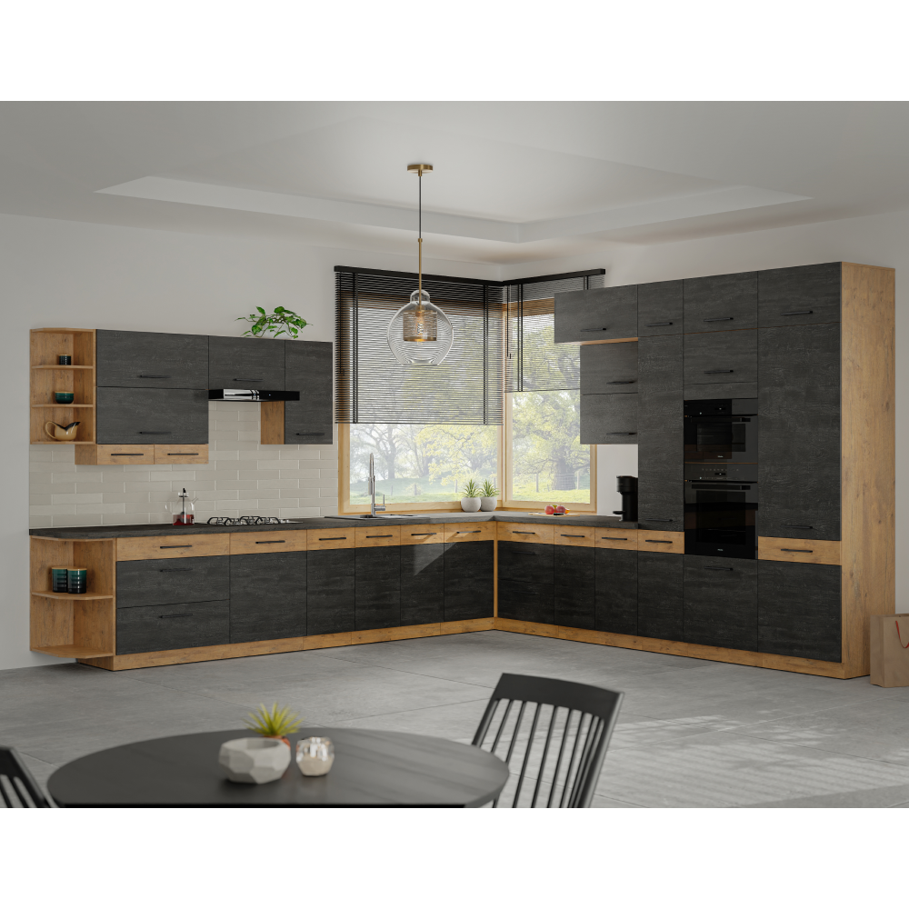 Horná policová skrinka, dub lancelot, VEGA 30 G-72 ZAK – Obrázok 14