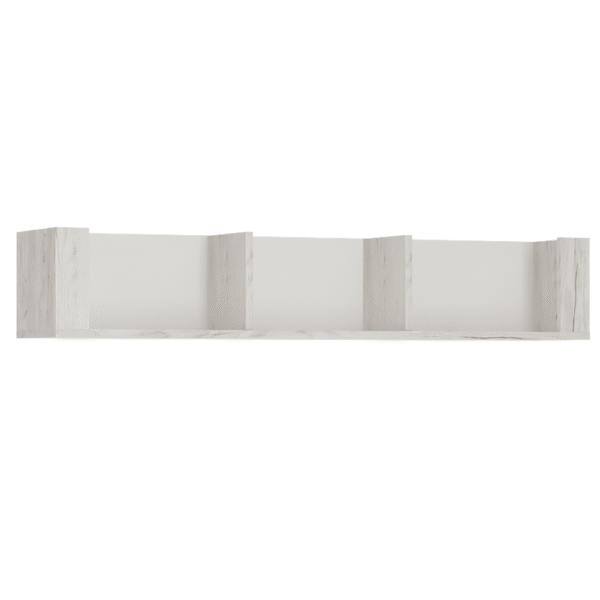 Polica typ 61, biela craft, ANGEL