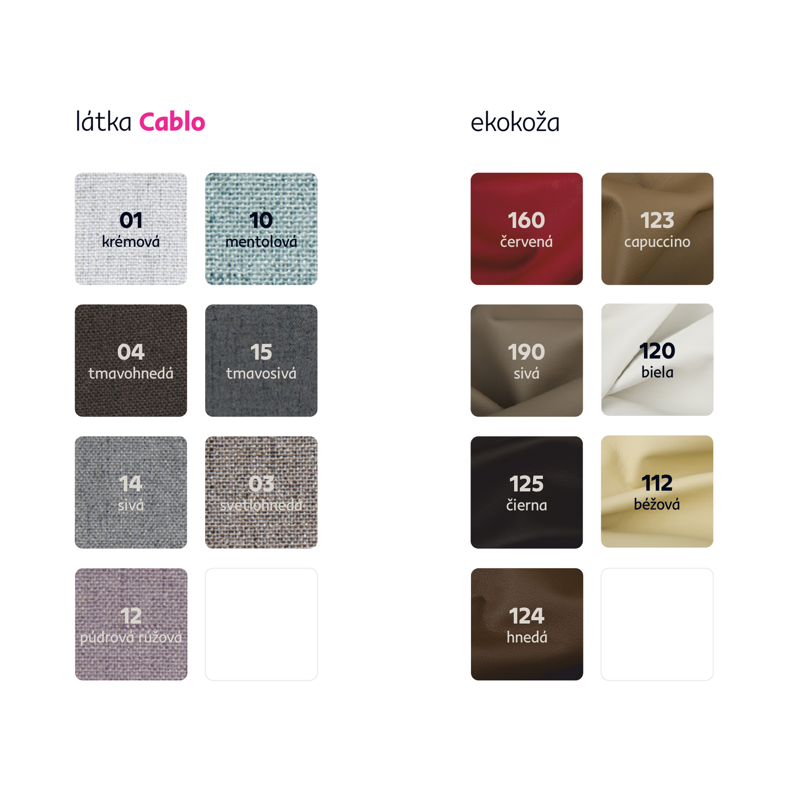 Sedacia súprava v tvare U, ekokoža čierna, ľavá, BITER U – Obrázok 2