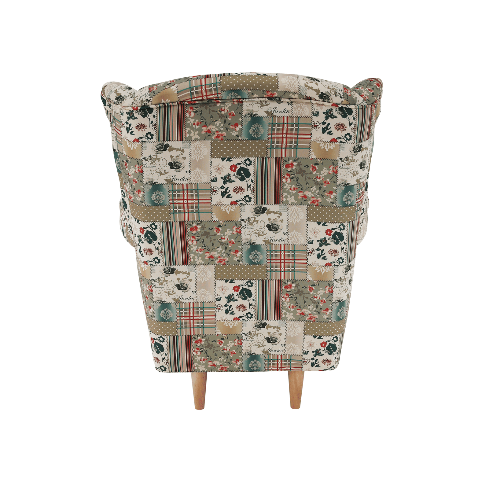 Kreslo ušiak, látka patchwork viorica 1, CHARLOT – Obrázok 12