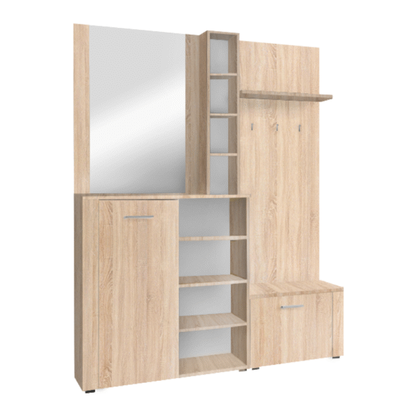 Predsieňová zostava, dub sonoma, FANDU