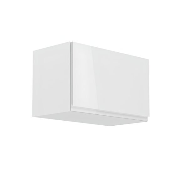 Horná skrinka, biela/biely extra vysoký lesk, AURORA G60KN