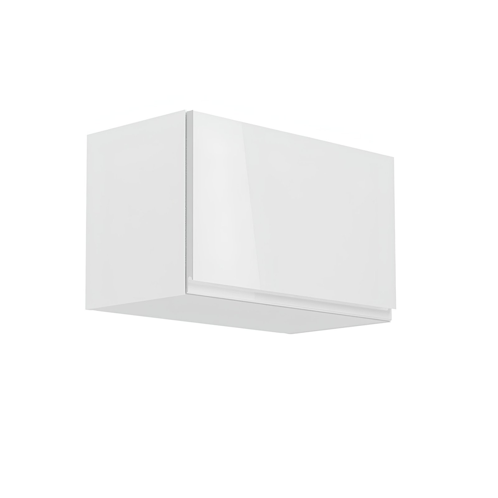 Horná skrinka, biela/biely extra vysoký lesk, AURORA G60KN