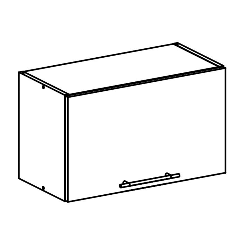 Horná skrinka, biela, FABIANA W - 60OK – Obrázok 4