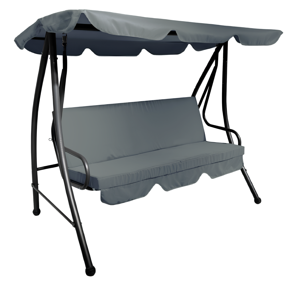 Záhradná hojdačka, sivá, KEMI