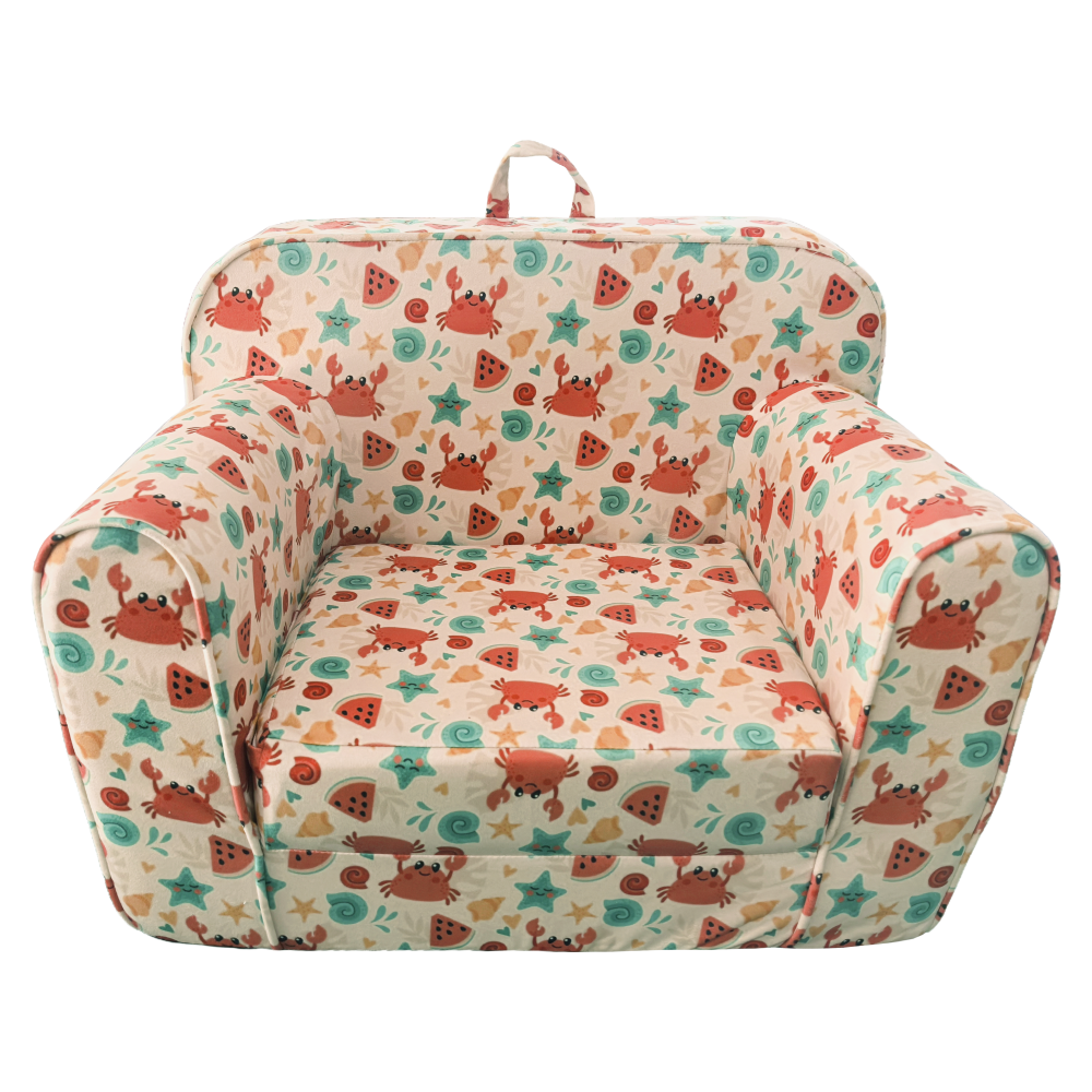 Rozkladací sedací vak, mix farieb, KIDY