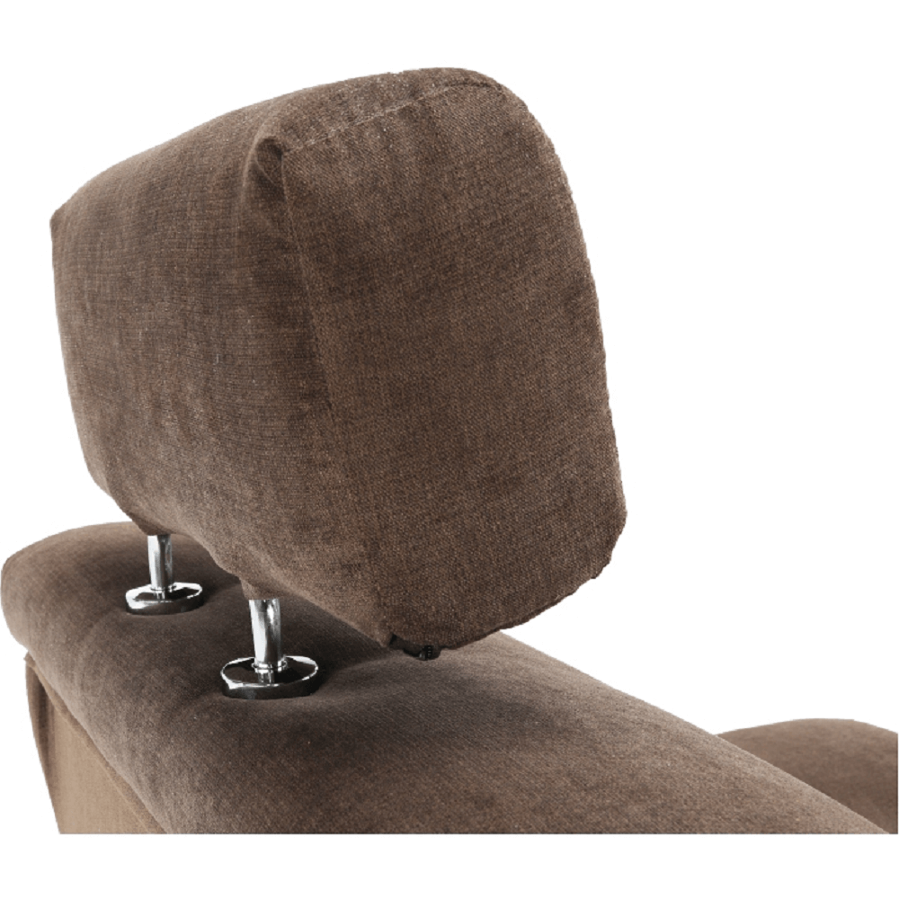 Kreslo, hnedá látka, SANTIAGO – Obrázok 3