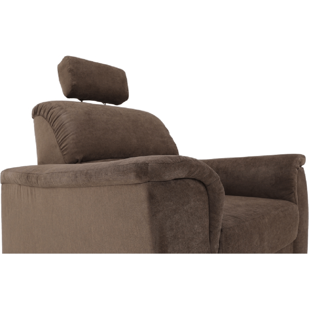 Kreslo, hnedá látka, SANTIAGO – Obrázok 8