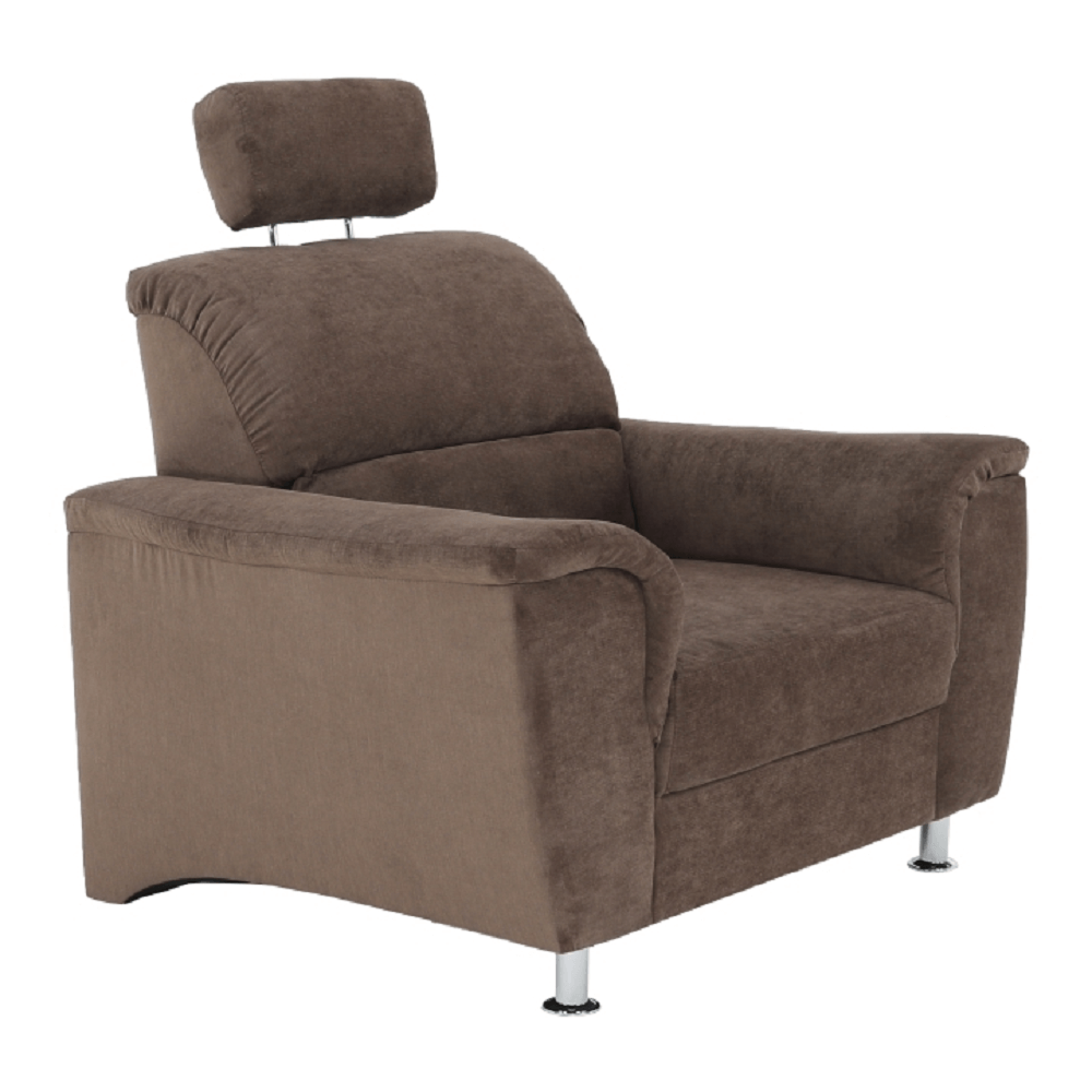 Kreslo, hnedá látka, SANTIAGO – Obrázok 9