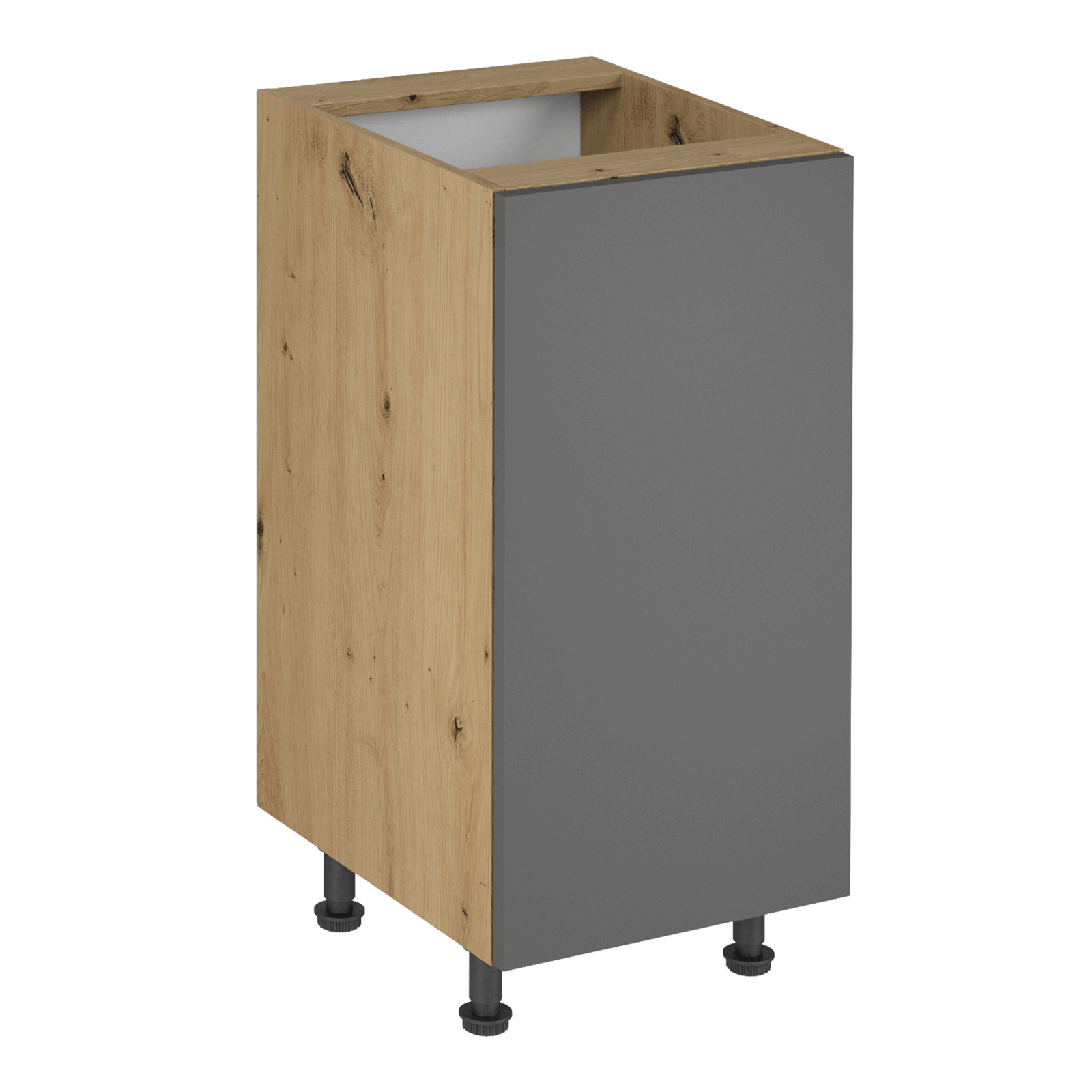 Spodná skrinka, dub artisan/sivý mat, univerzálna, LANGEN D40