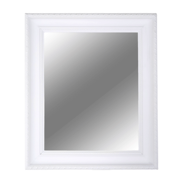 Zrkadlo, biely rám, MALKIA TYP 2