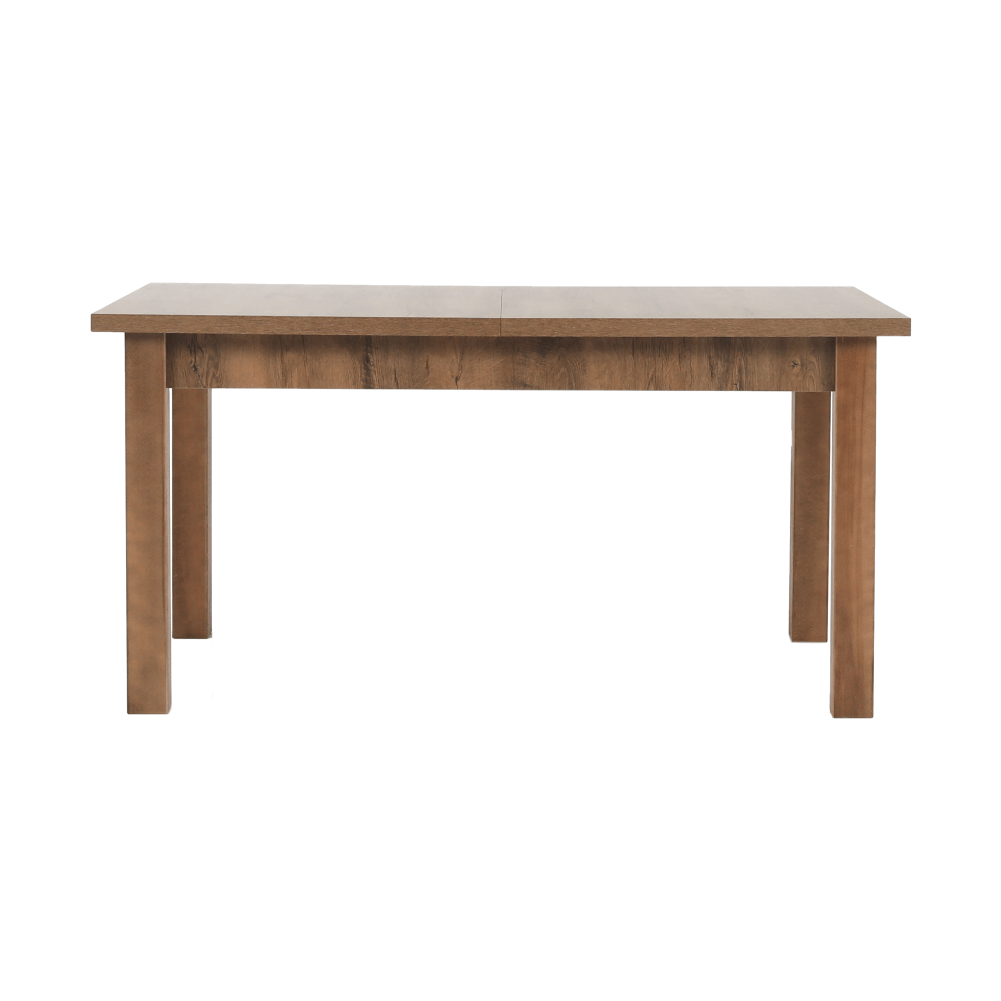 Jedálenský stôl, rozkladací, dub lefkas tmavý, 160-203x90 cm, MONTANA STW – Obrázok 19