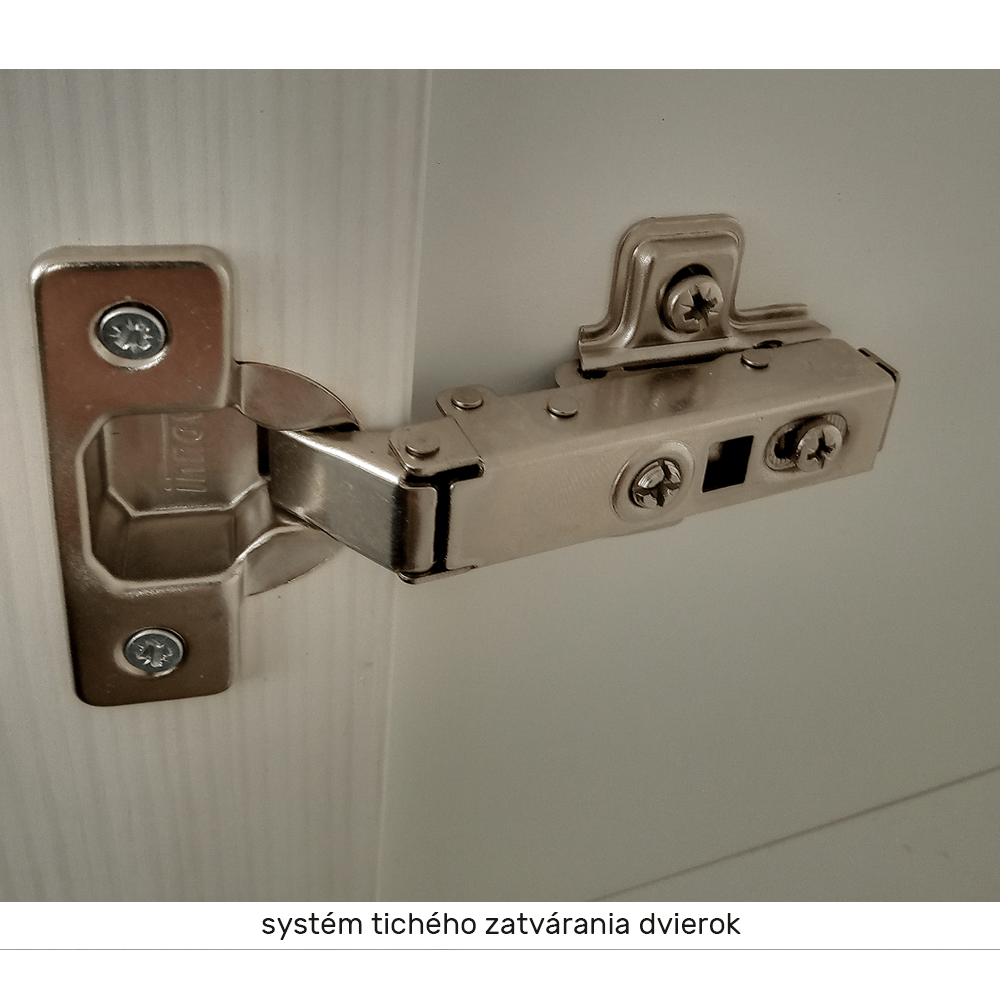 Spodná drezová skrinka, biela/sosna nordická, ROYAL D80Z – Obrázok 3