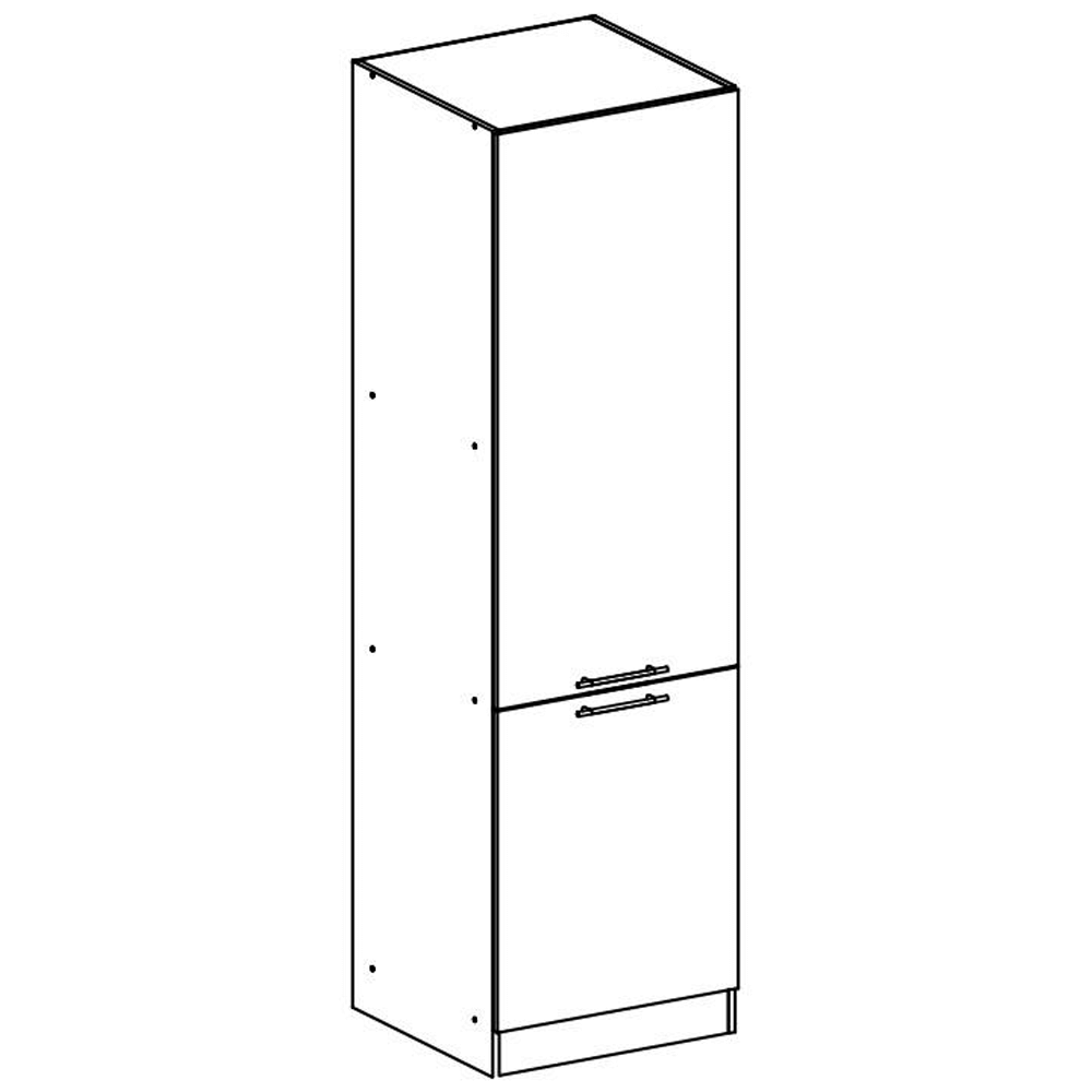 Potravinová skrinka, dub sonoma/biela, pravá, FABIANA S - 60/210 – Obrázok 3