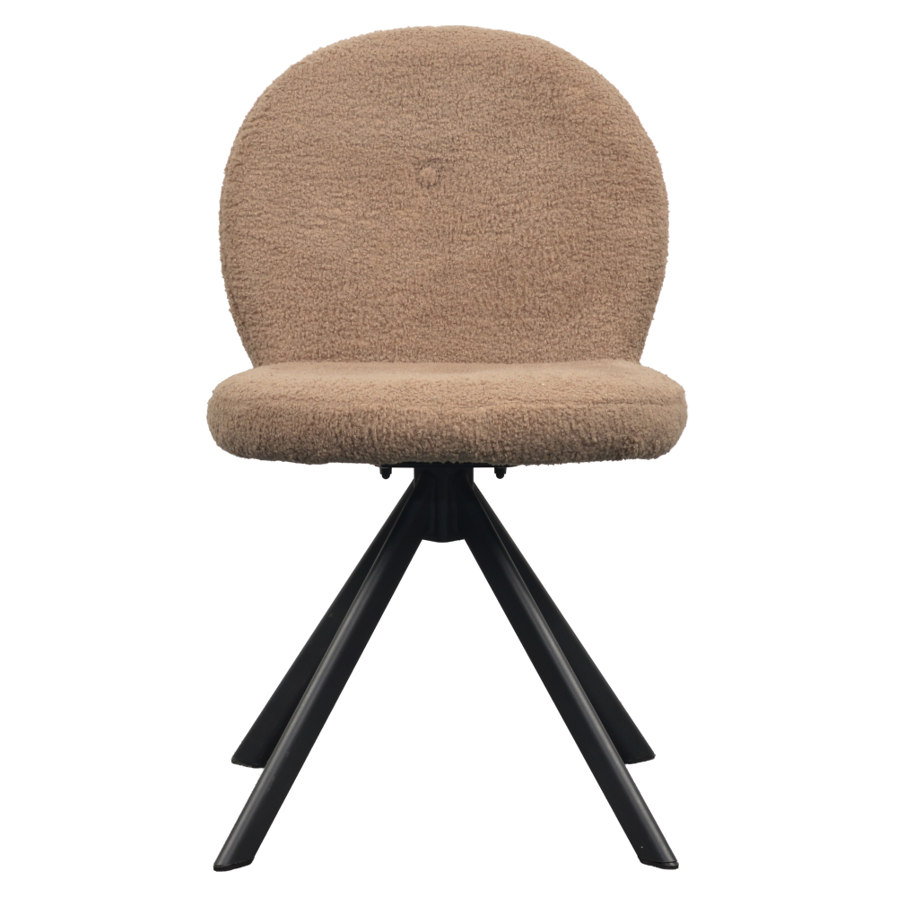 Jedálenská stolička, svetlohnedá/čierna, RODIA