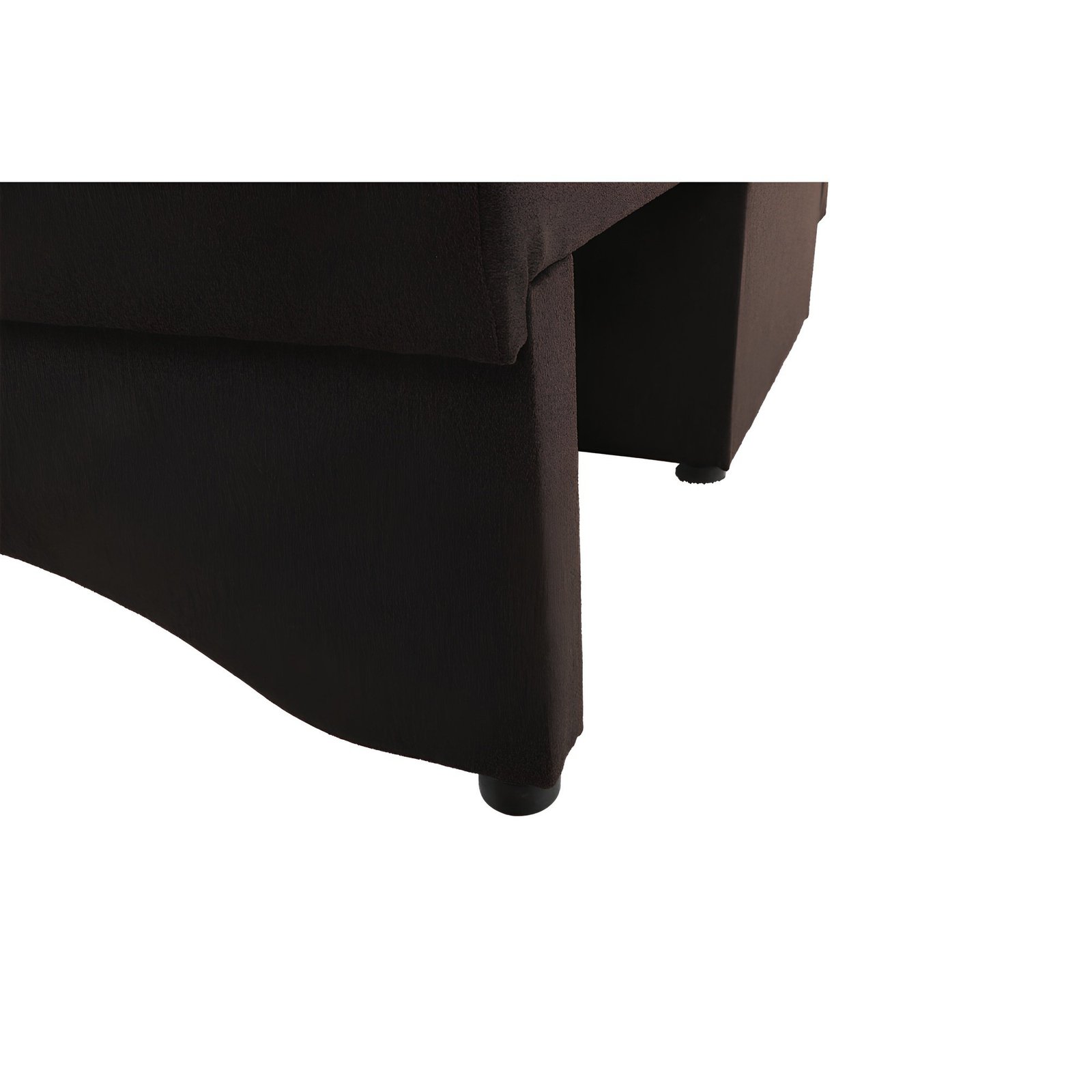 Rohová sedacia súprava, hnedá mix, POLARIS NEW – Obrázok 12