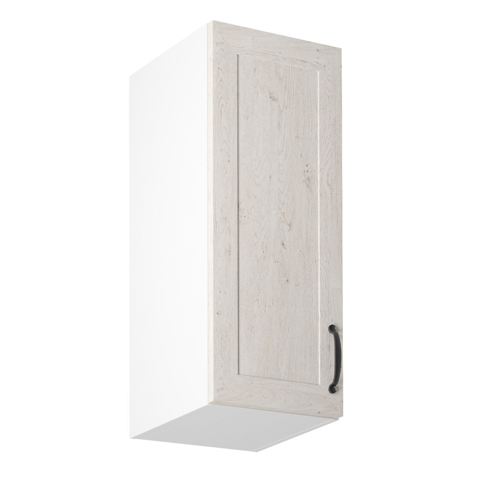 Horná skrinka, biela/sosna nordická, ľavá, ROYAL G30