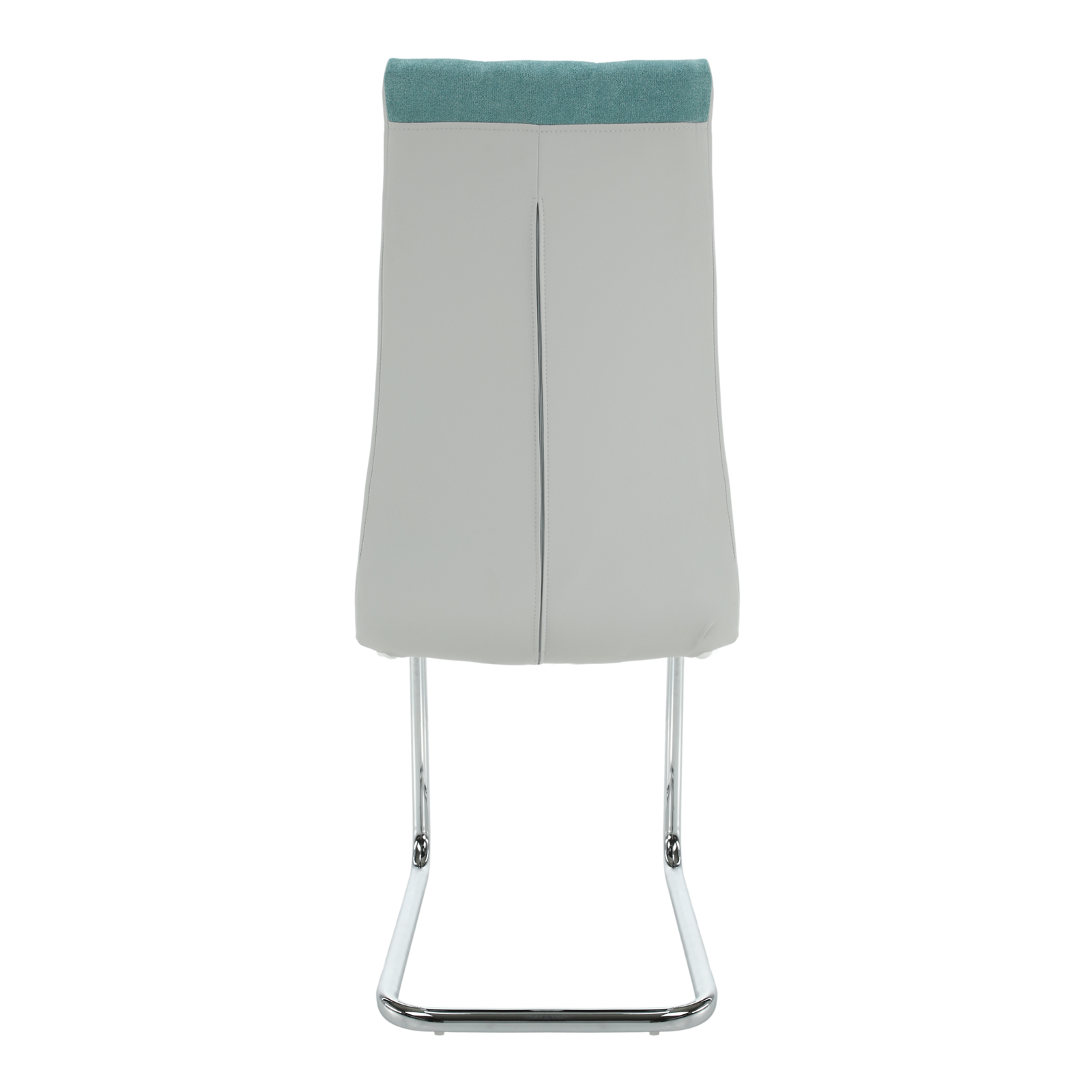 Jedálenská stolička, mentolová/sivá/chróm, SALOMA NEW – Obrázok 10