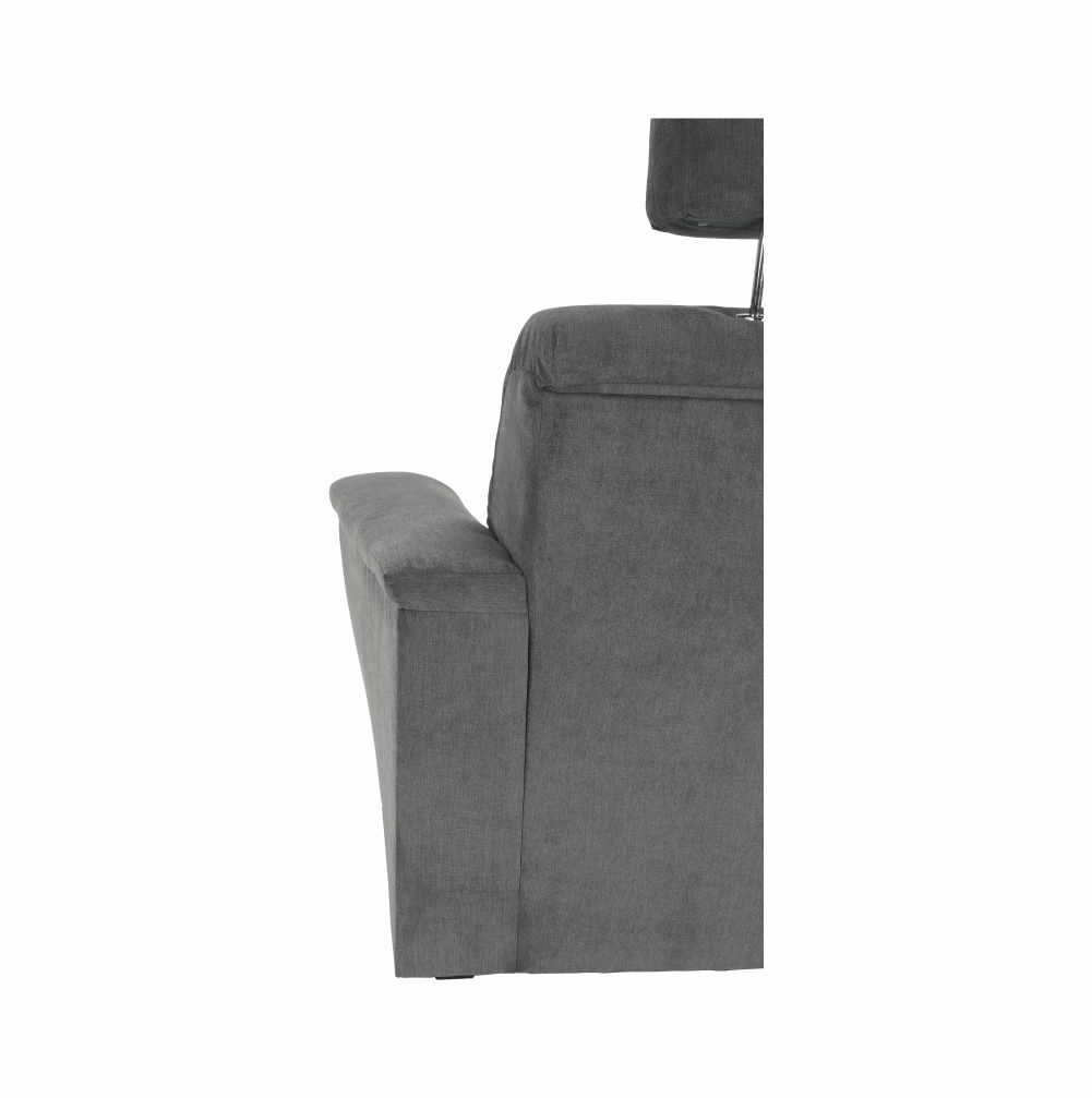 Kreslo, sivá látka, SANTIAGO – Obrázok 11