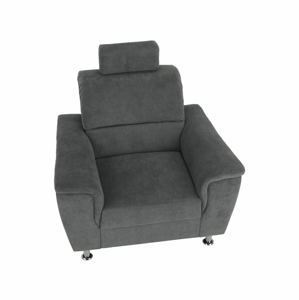 Kreslo, sivá látka, SANTIAGO – Obrázok 23