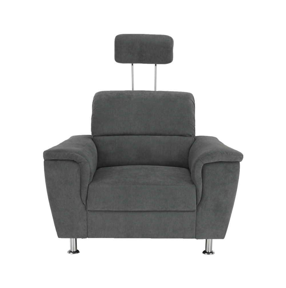 Kreslo, sivá látka, SANTIAGO – Obrázok 24