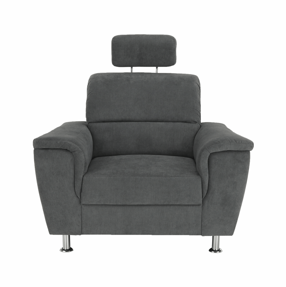 Kreslo, sivá látka, SANTIAGO – Obrázok 25