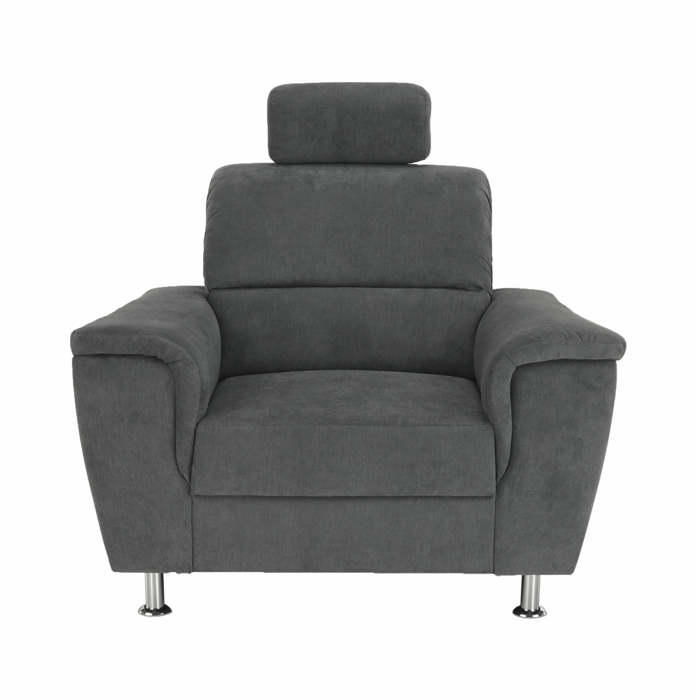 Kreslo, sivá látka, SANTIAGO – Obrázok 26