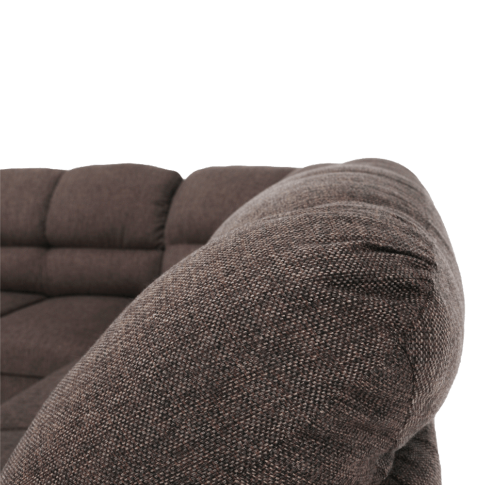 Sedacia súprava, hnedá, pravá, AMELIA – Obrázok 11