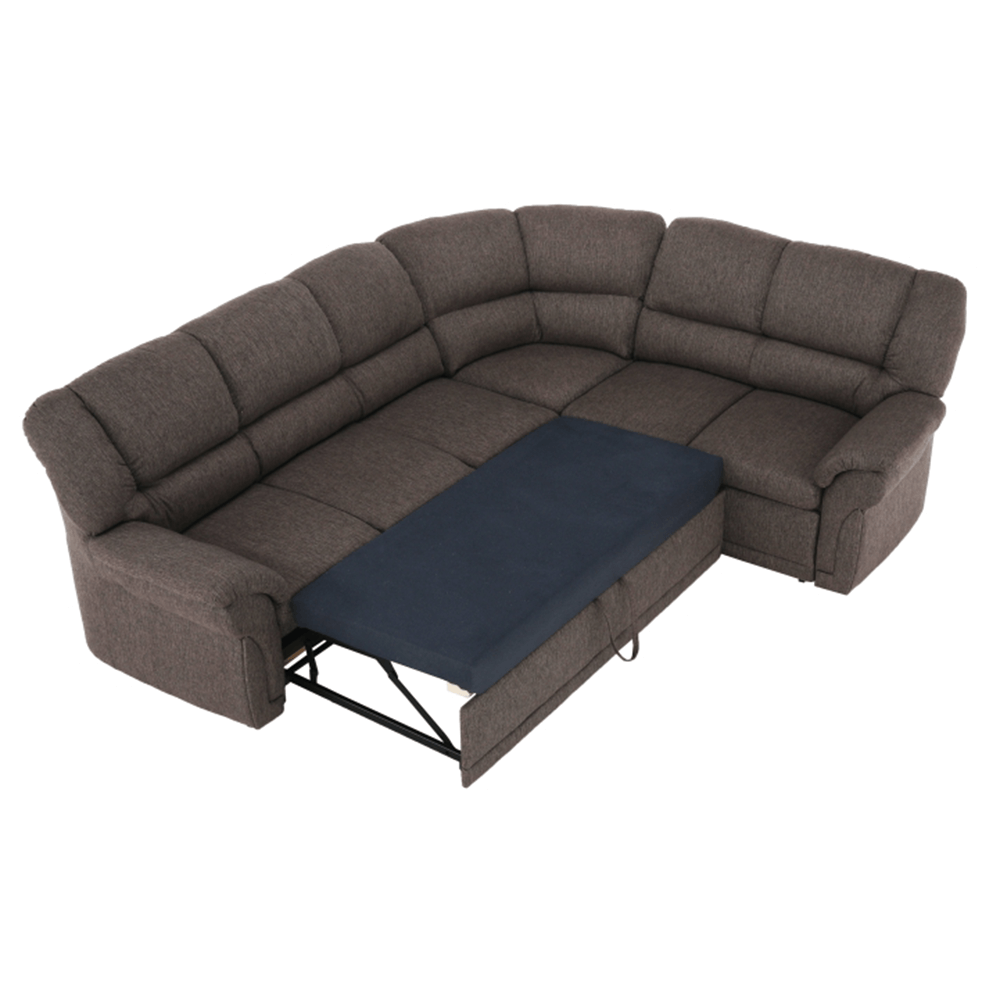 Sedacia súprava, hnedá, pravá, AMELIA – Obrázok 9