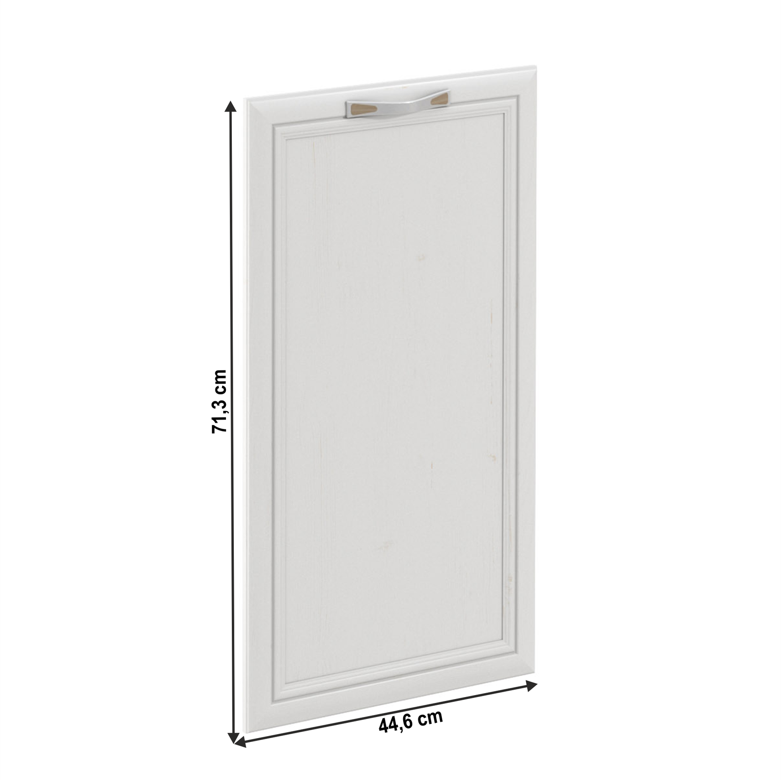 Dvierka na vstavanú umývačku riadu, 44,6x71,3, sosna Andersen, SICILIA – Obrázok 3