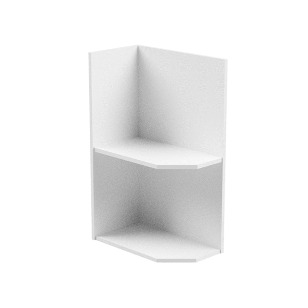 Spodná skrinka, biela, ľavá, AURORA D25PZ