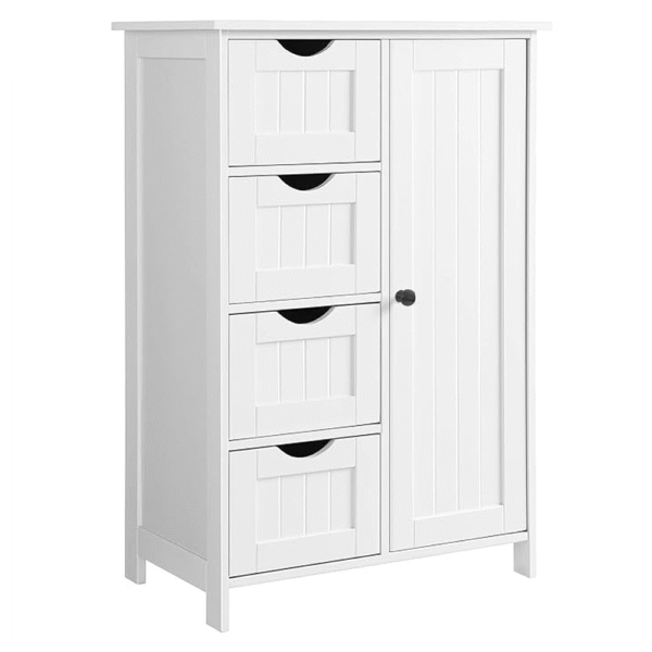 Skrinka/regál, biela, STORMI