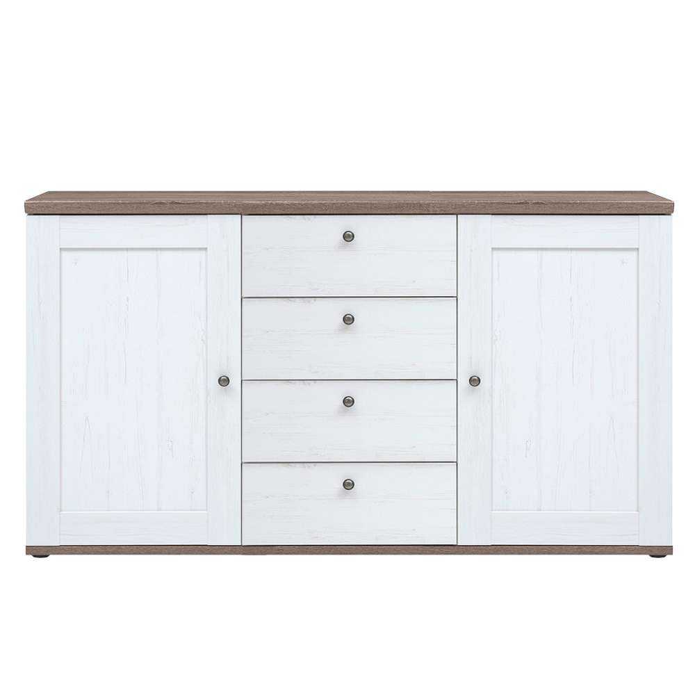 Komoda, borovica canyon/dub sonoma trufel, TEINA KOM2D4S