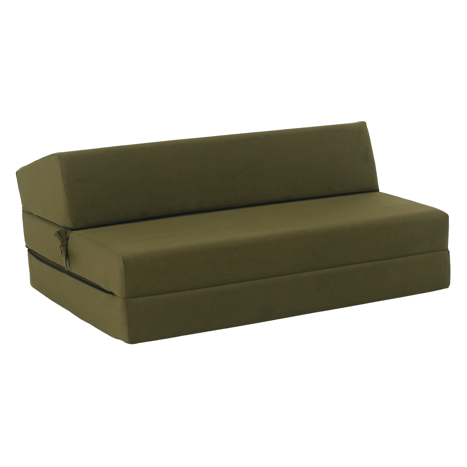 Skladací matrac/kreslo, 2v1, olivová, VEDIS