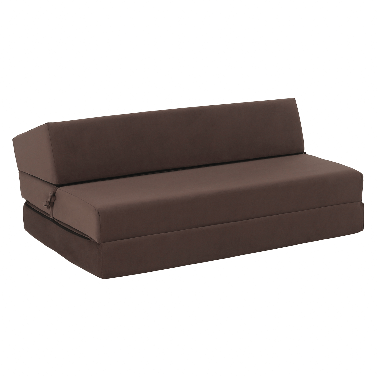 Skladací matrac/kreslo, 2v1, hnedá Taupe, VEDIS