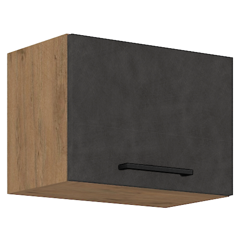 Horná skrinka, dub lancelot/sivá matná, VEGA 50 GU-36 1F