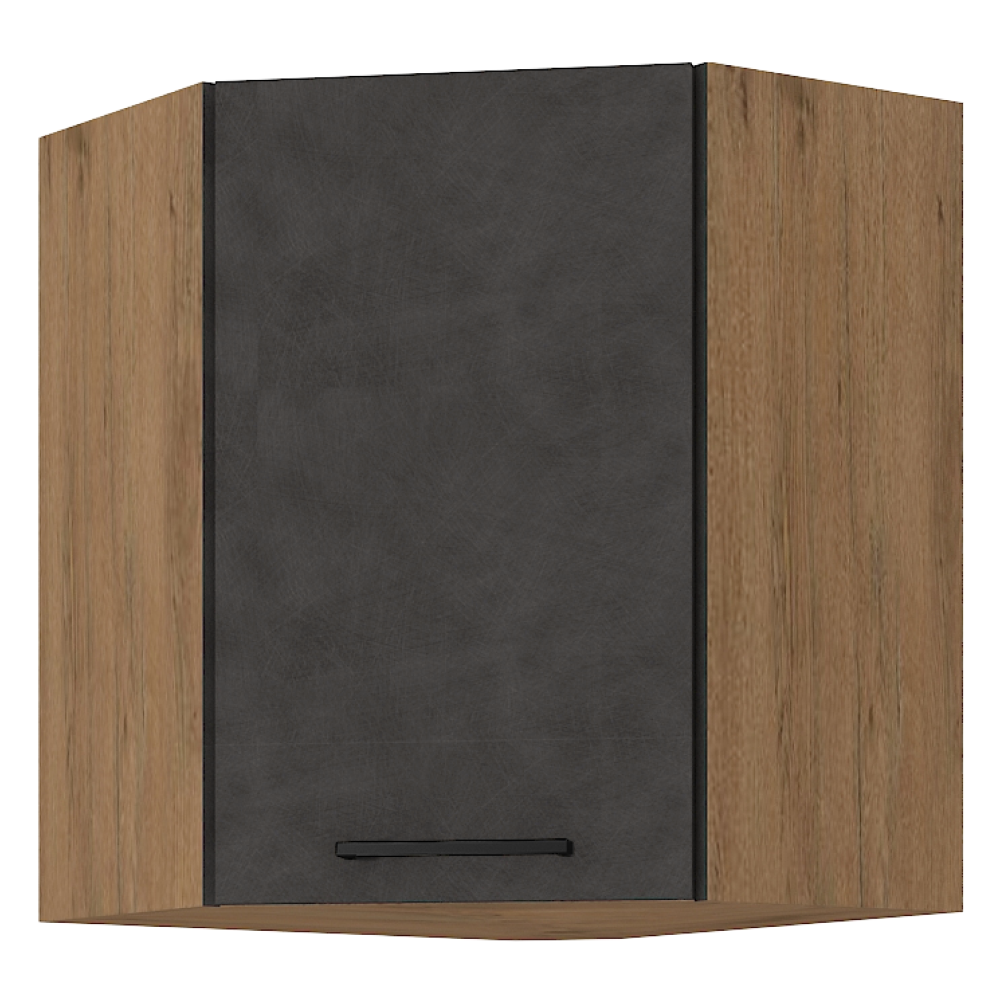 Horná skrinka, dub lancelot/sivá matná, VEGA 58x58 GN-72 1F