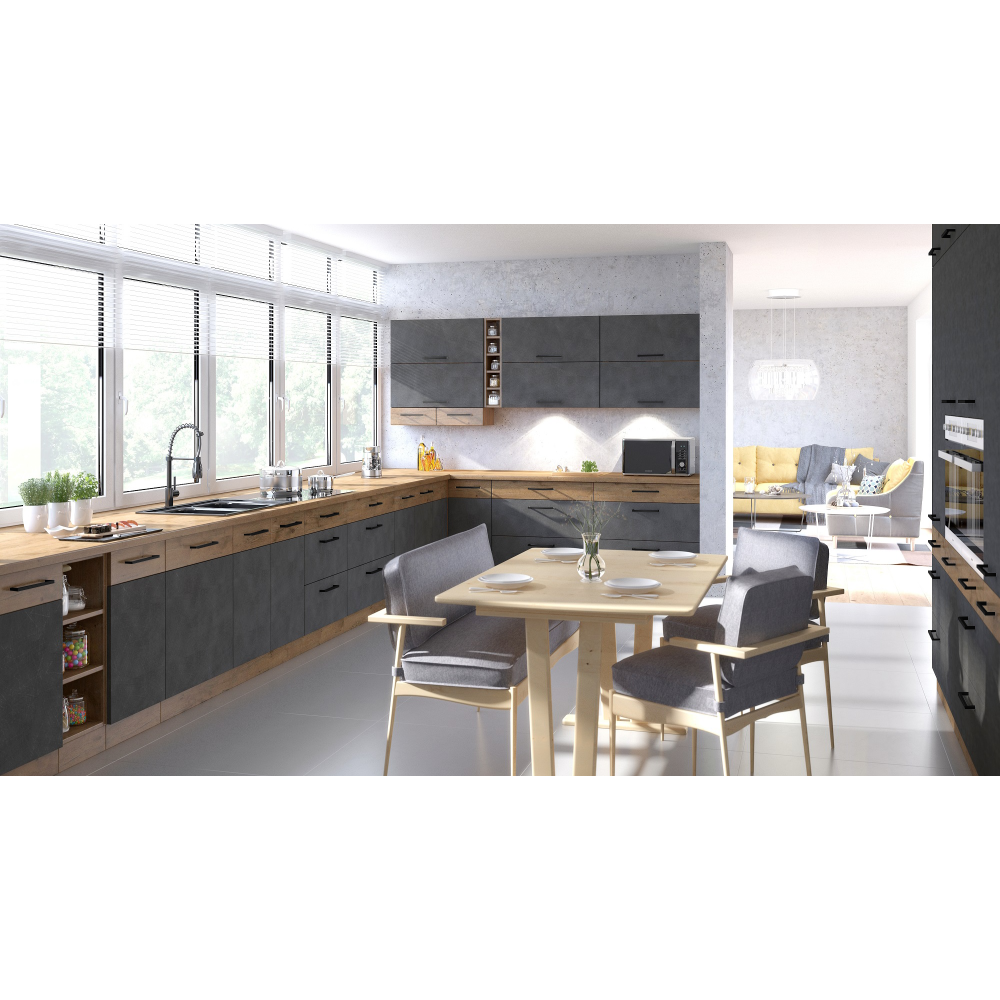 Horná policová skrinka, dub lancelot, VEGA 30 G-72 ZAK – Obrázok 4