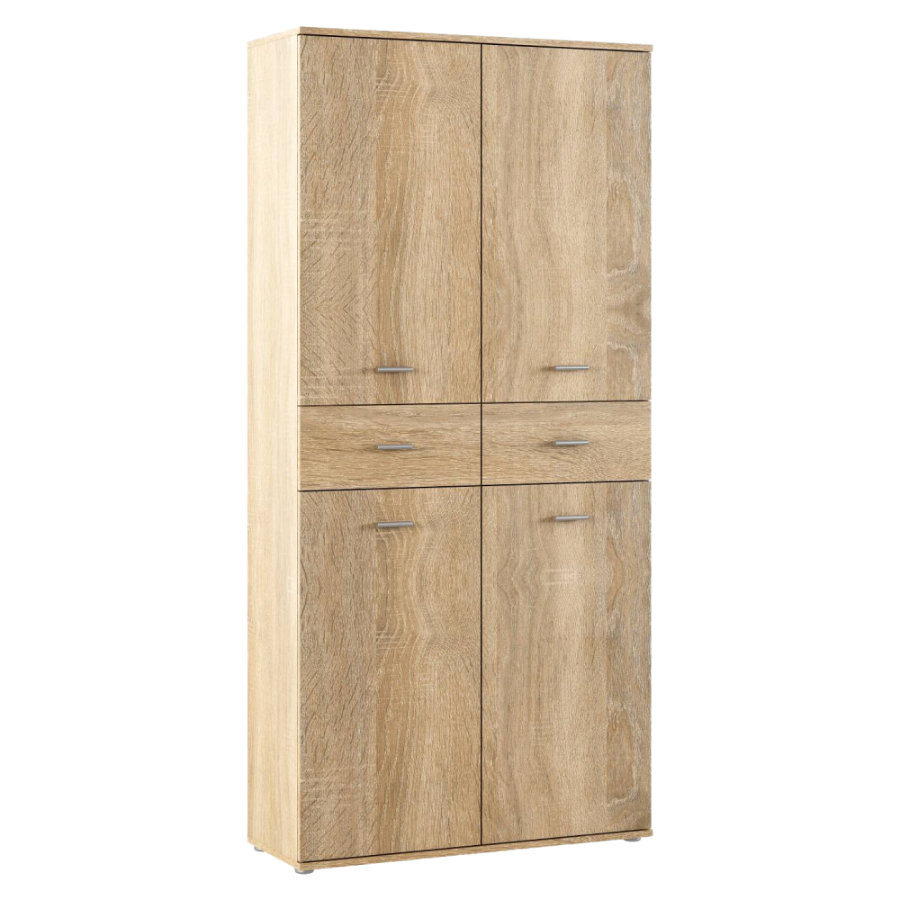 Botníková skriňa/regál, dub sonoma, VILOT