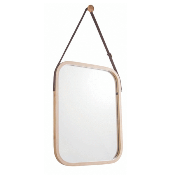 Zrkadlo, prírodný bambus, LEMI 2