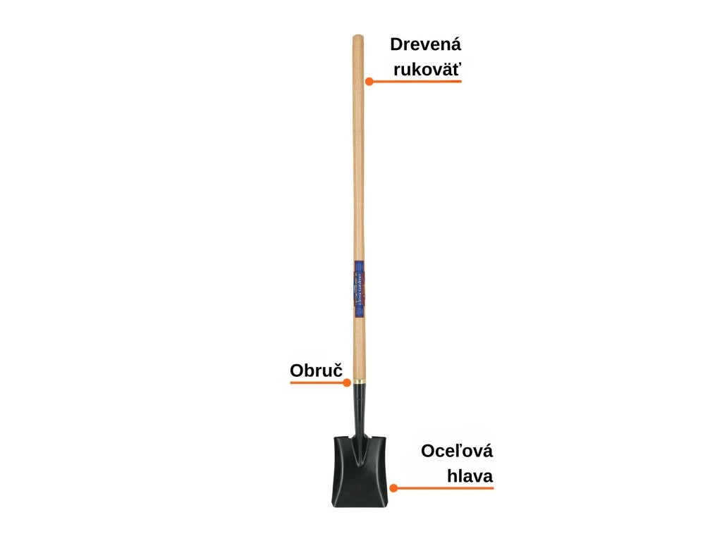 TRUPER - Lopata PCL-CG: Drevená rukoväť – Obrázok 3