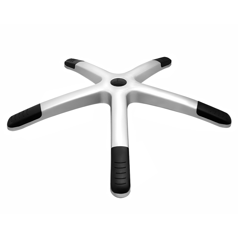 Podstava, strieborná/čierna, polomer 35 cm, PODSTAVA TYP 2